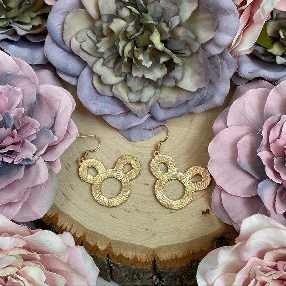 Crystal Mickey Mouse Dangle Earrings - Picture 14 of 16